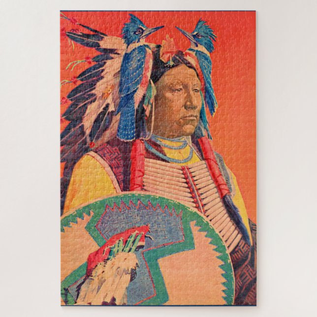 Sitting Bull Jigsaw Puzzle (Vertical)