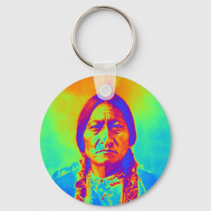 Sitting Bull Key Ring