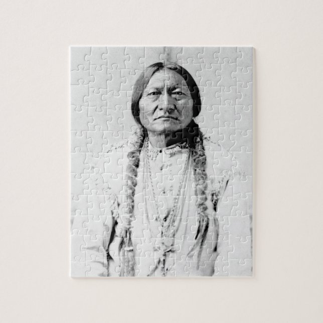 Sitting Bull Native American Jigsaw Puzzle (Vertical)
