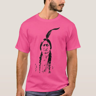 Sitting Bull Native AmericanTShirt T-Shirt