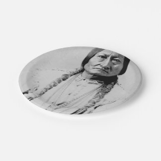 Sitting Bull Paper Plate