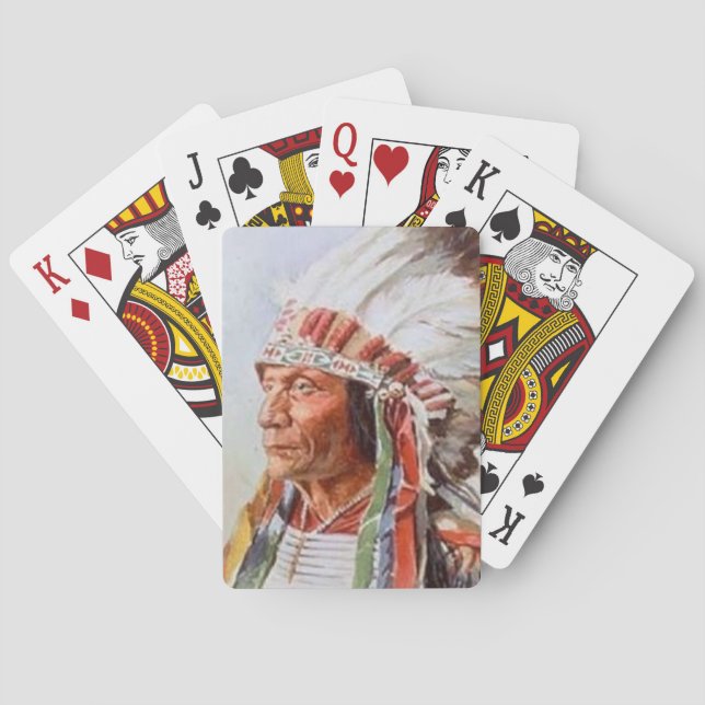 Sitting Bull Playing Cards (Back)
