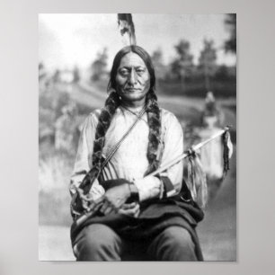 Sitting Bull Portrait Poster