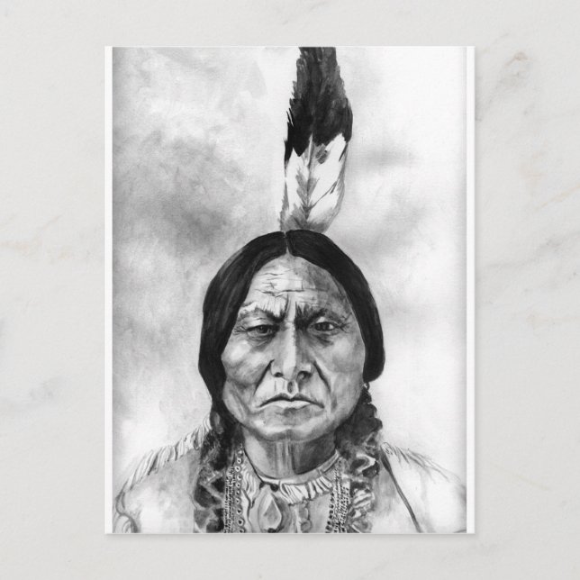 Sitting Bull Postcard (Front)