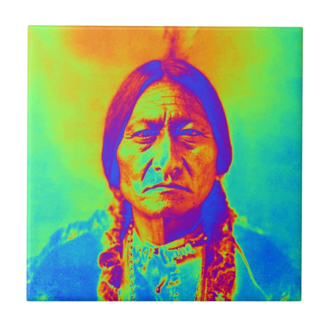 Sitting Bull Tile (Front)