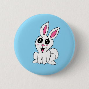 Sitting Bunny Button