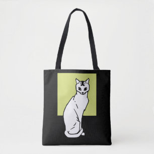 Sitting Cat Julie de Graag Art Nouveau Tote Bag