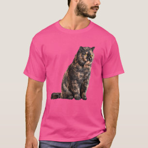 Sitting Cat Tortie British Shorthair T-Shirt