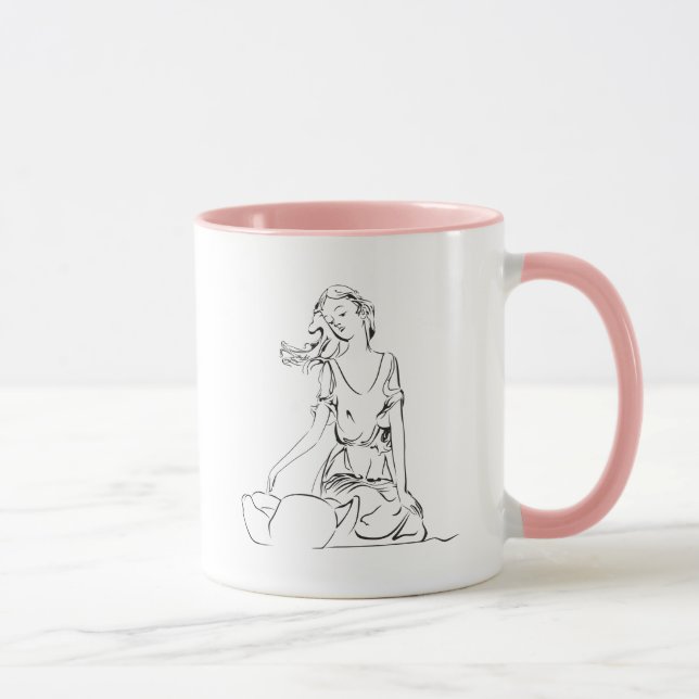 Sitting Fairy… Mug (Right)