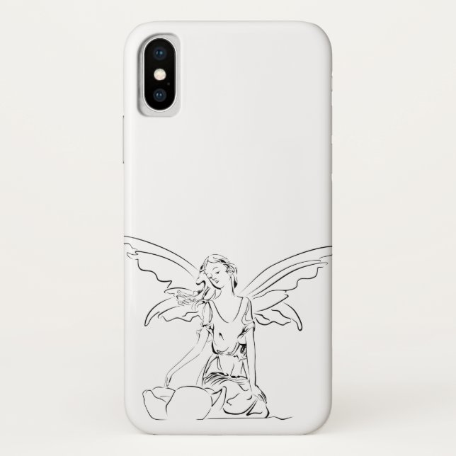 Sitting Fairy with Wings... Case-Mate iPhone Case (Back)