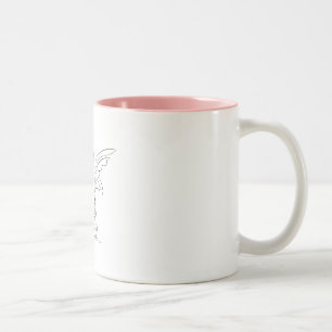 Sitting Fairy with Wings… Two-Tone Coffee Mug