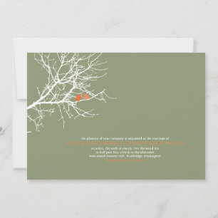 Sitting in a Tree Wedding Invitation