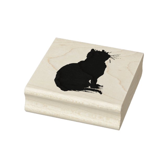 Sitting Kitty Rubber Stamp (Stamp)