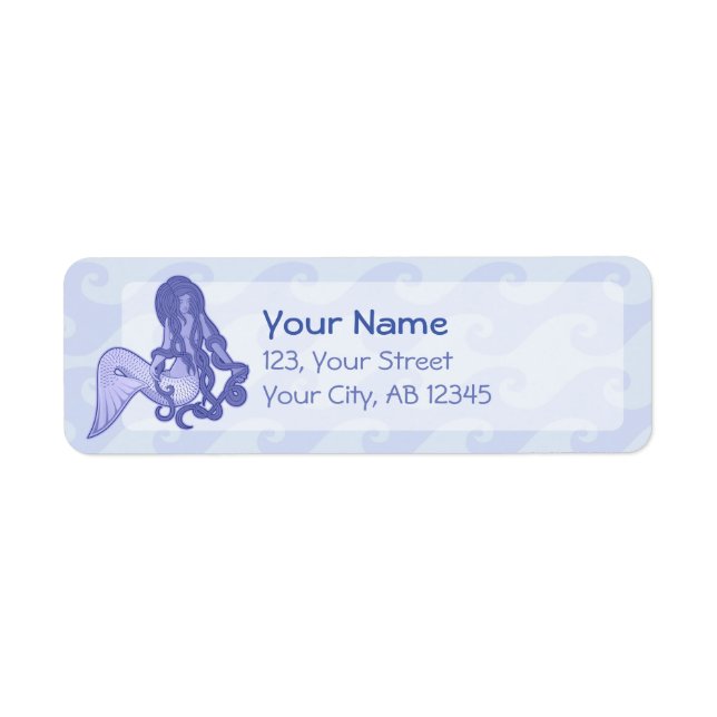 Sitting Mermaid Blue (Front)