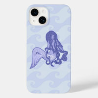Sitting Mermaid Blue