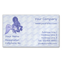 Sitting Mermaid Blue