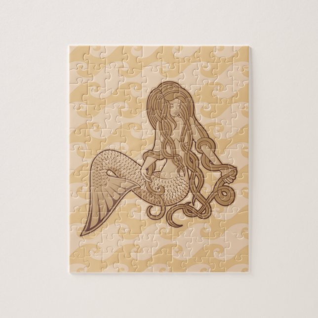 Sitting Mermaid Jigsaw Puzzle (Vertical)