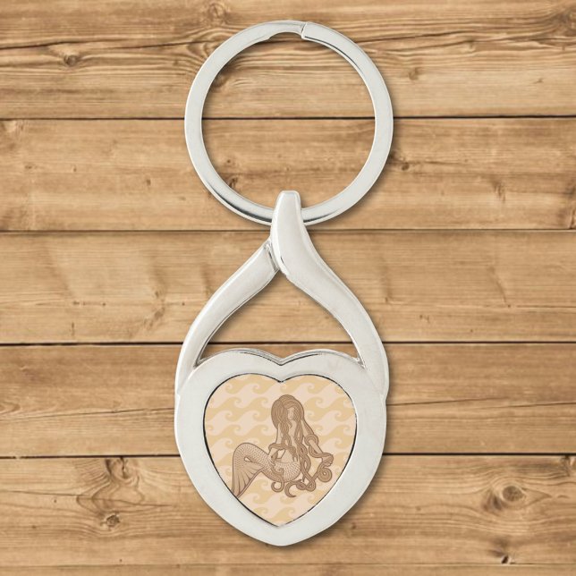 Sitting Mermaid Key Ring (Creator Uploaded)