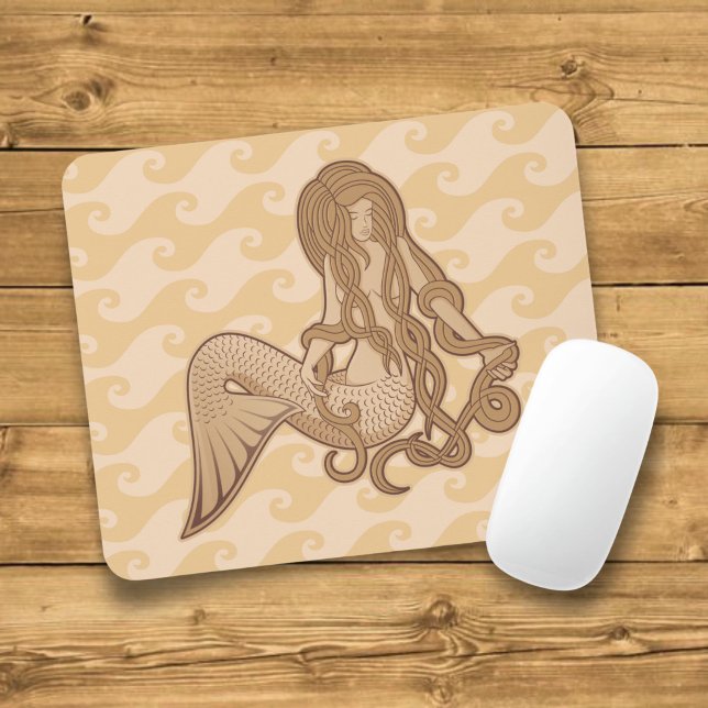 Sitting Mermaid Mouse Pad (Creator Uploaded)