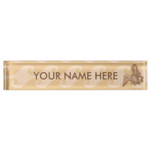 Sitting Mermaid Nameplate