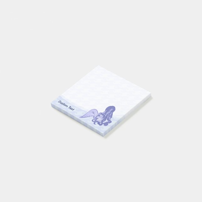 Sitting Mermaid Post-it Notes (Angled)