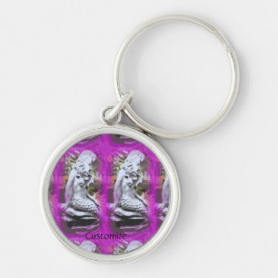Sitting mermaids Thunder_Cove Key Ring