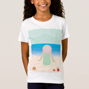 Sitting on the Beach Sand T-Shirt