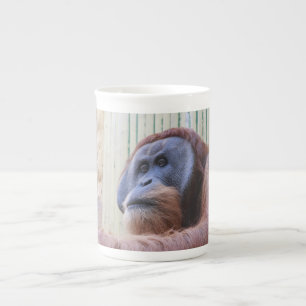 Sitting Orang Utan Bone China Mug