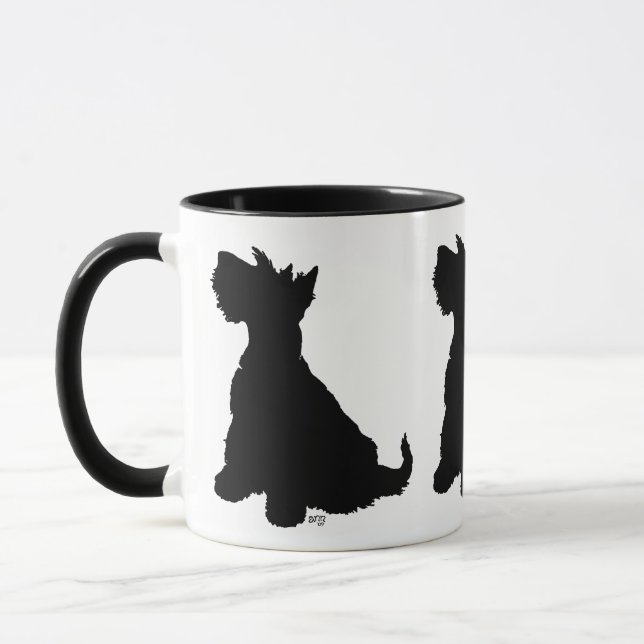 Sitting Scottie Dog Mug (Left)