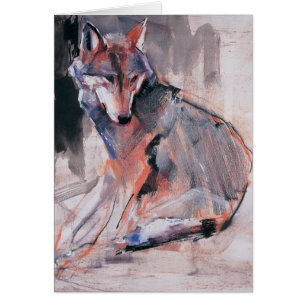 Sitting Wolf 2000