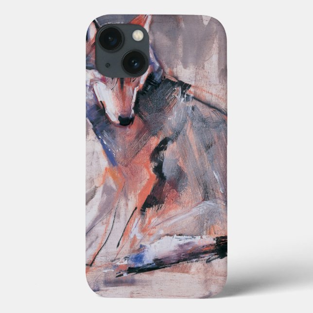 Sitting Wolf 2000 Case-Mate iPhone Case (Back)