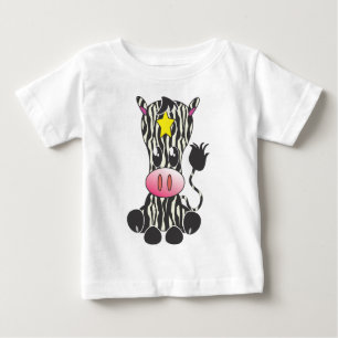 Sitting Zebra Baby T-Shirt