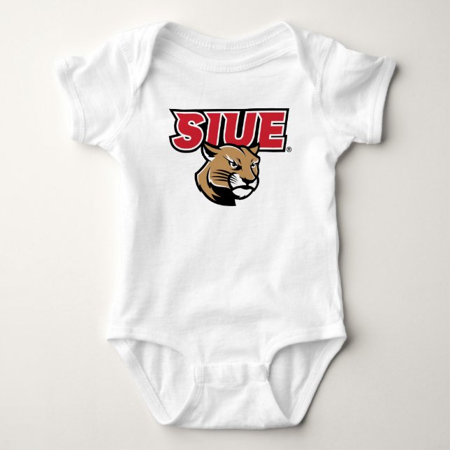 SIUE Cougars Baby Bodysuit (Front)