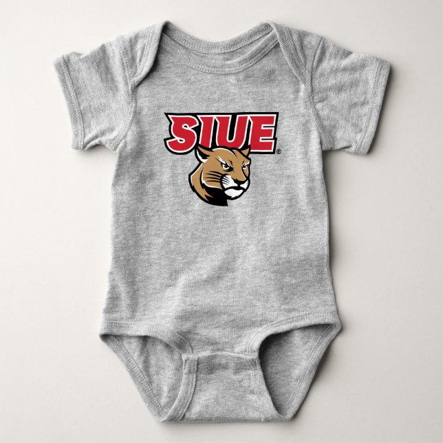 SIUE Cougars Baby Bodysuit (Front)