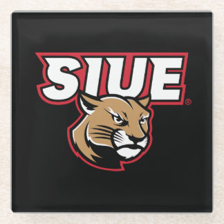 SIUE Cougars Glass Coaster