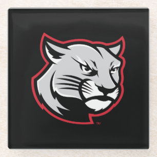 SIUE Cougars Glass Coaster