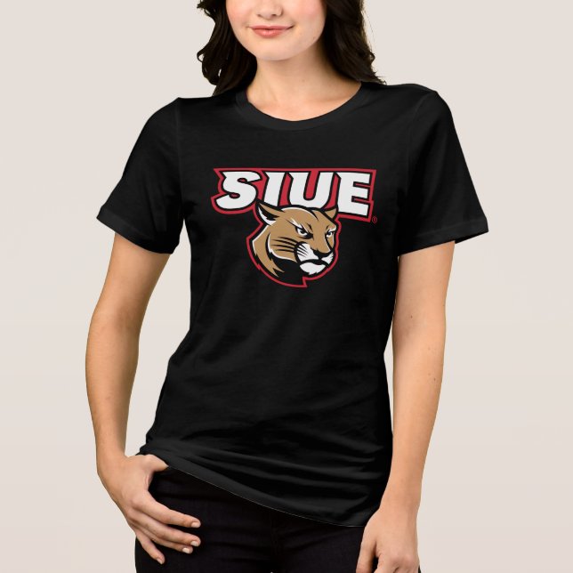 SIUE Cougars Tri-Blend Shirt (Front)