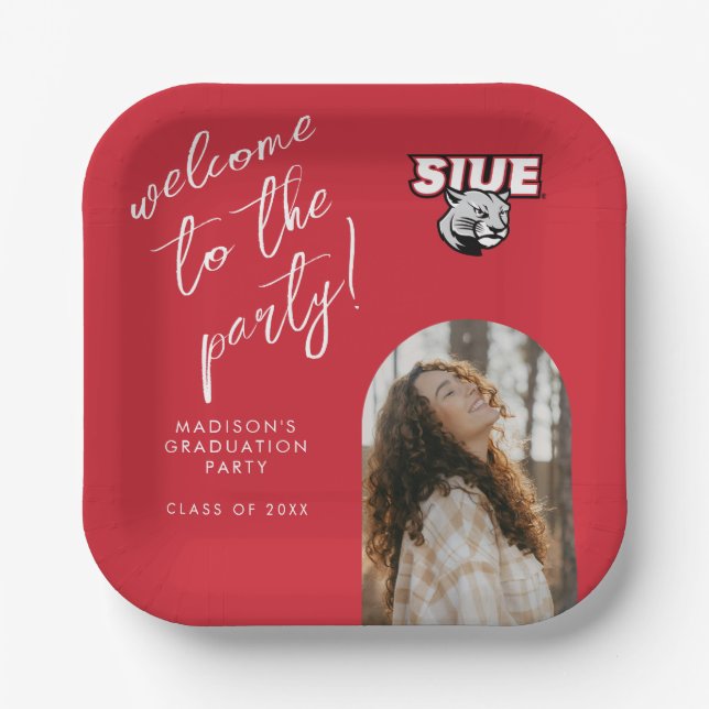 SIUE Graduation Paper Plate (Front)