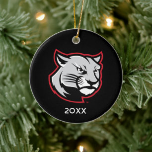 SIUE Holiday Ceramic Tree Decoration