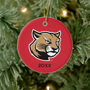 SIUE Holiday Ceramic Tree Decoration