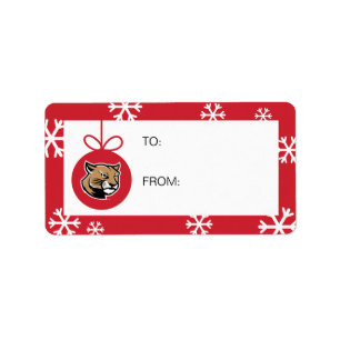 SIUE Holiday Label