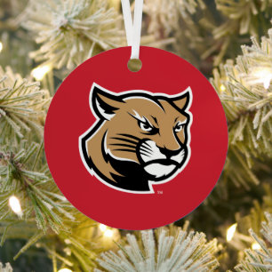 SIUE Holiday Metal Tree Decoration