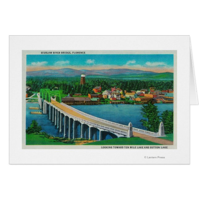 Siuslaw River Bridge in Florence, Oregon (Front Horizontal)