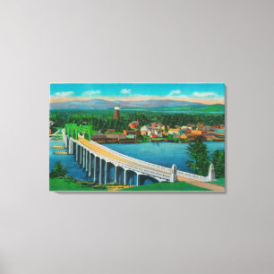 Siuslaw River Bridge in Florence, Oregon Canvas Print