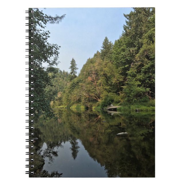 Siuslaw River, Oregon Notebook (Front)
