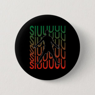 Siuuu Funny Soccer Footbyll Boys Men Women Soccer  6 Cm Round Badge
