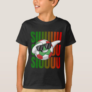Siuuu Funny Soccer Footll Boys Men Women Soccer Pl T-Shirt