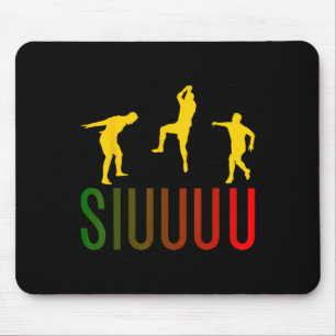Siuuuu Funny Soccer Footll Boys Men Women Soccer P Mouse Pad