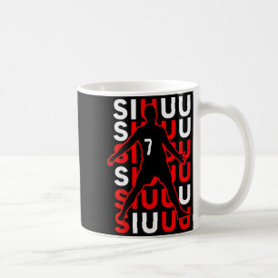 Siuuuu Funny Soccer Present For Soccer Lovers Fan  Coffee Mug
