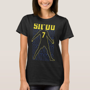 Siuuuu Funny Soccer Present For Soccer Lovers Fans T-Shirt